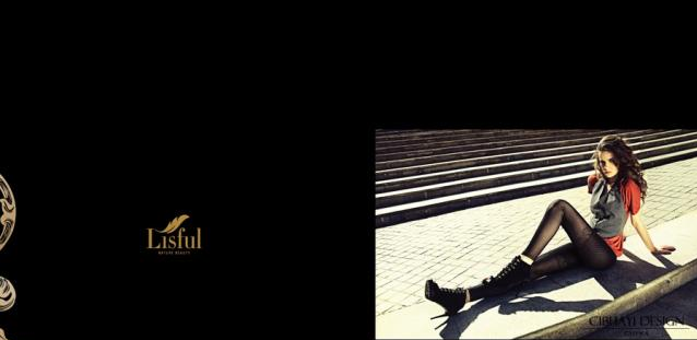 藝術感十足的女款服裝畫冊設計